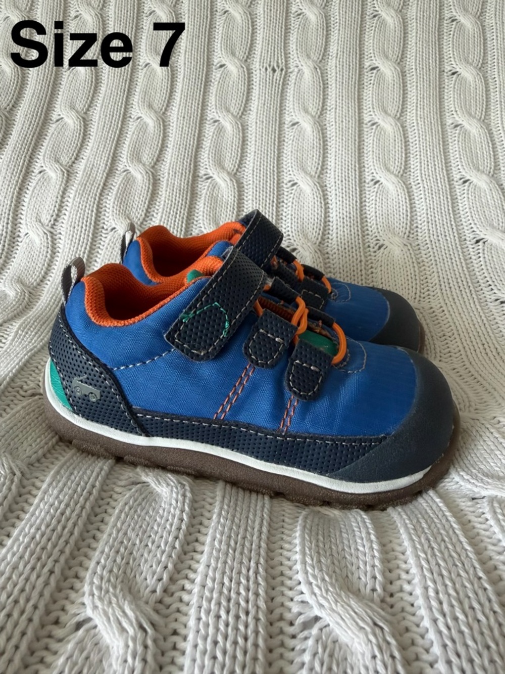 See Kai Run Summit Boys Size 7 Toddler Sneaker Shoes NEW Outdoor First Walker